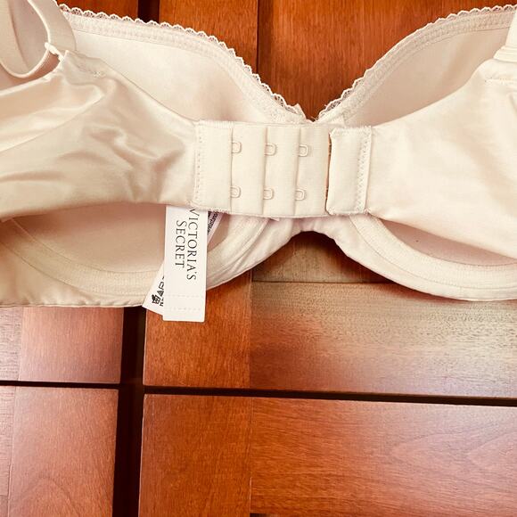 Victoria's Secret Bra Body by Victoria Lightly Lined Demi Light Tan Size 34D NEW - Picture 4 of 7